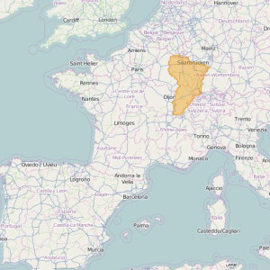 Francia IGN Top25 Zonas Est