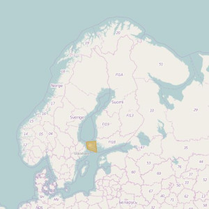Finlandia Topo Zonas (1:20.000) Aland islands