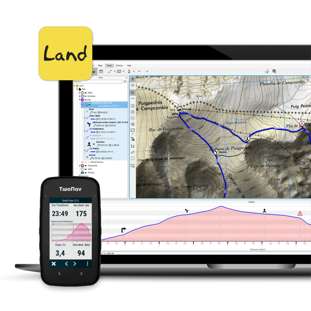 Cross Plus, GPS para senderismo y bicicleta de montaña