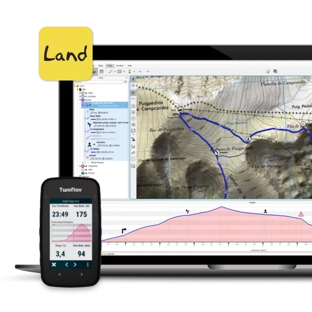 Cross Plus, GPS para senderismo y bicicleta de montaña