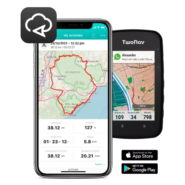 Cross Plus, GPS para senderismo y bicicleta de montaña