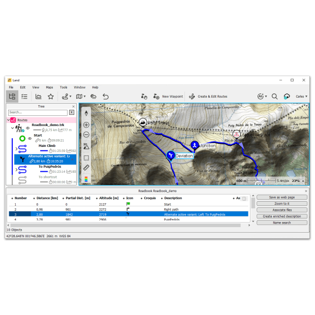 CompeGPS Land de TwoNav, el software para preparar y analizar rutas
