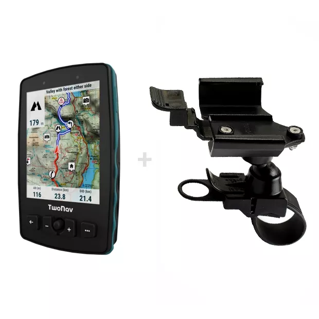 Aventura 2 Plus + Soporte RAM manillar bici compacto Aventura / Trail