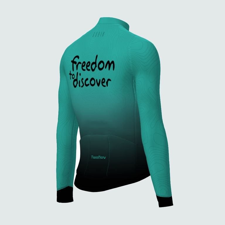 Maillot de Ciclismo para Mujer Freedom to discover - Manga Larga - Gobik