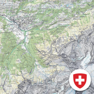 Suïssa Topo Mosaic (1:25.000)
