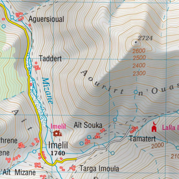 Morocco Toubkal Topo 25k