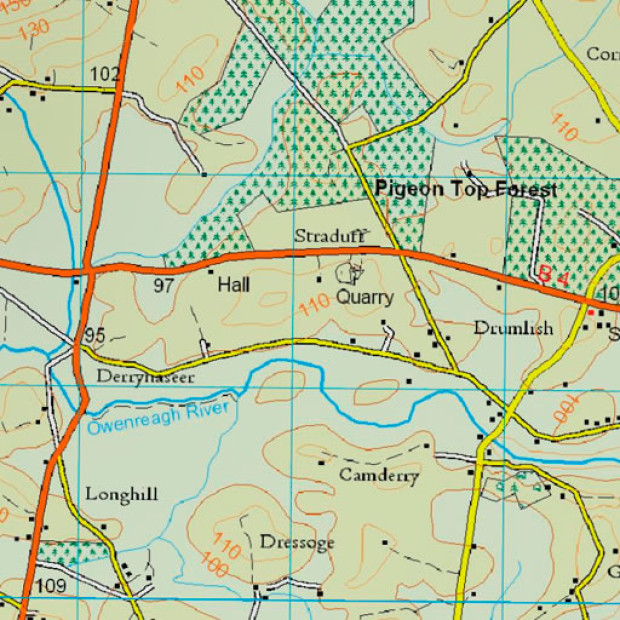 Northern Ireland Topo