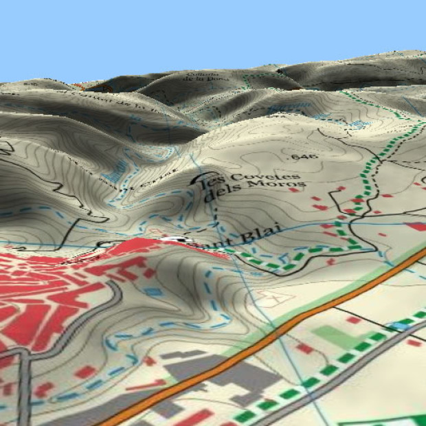 Spain Topo Tossal 3d 1