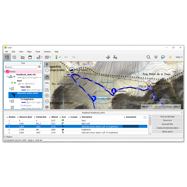 CompeGPS Land de TwoNav, le logiciel de préparation et d'analyse d'itinéraires
