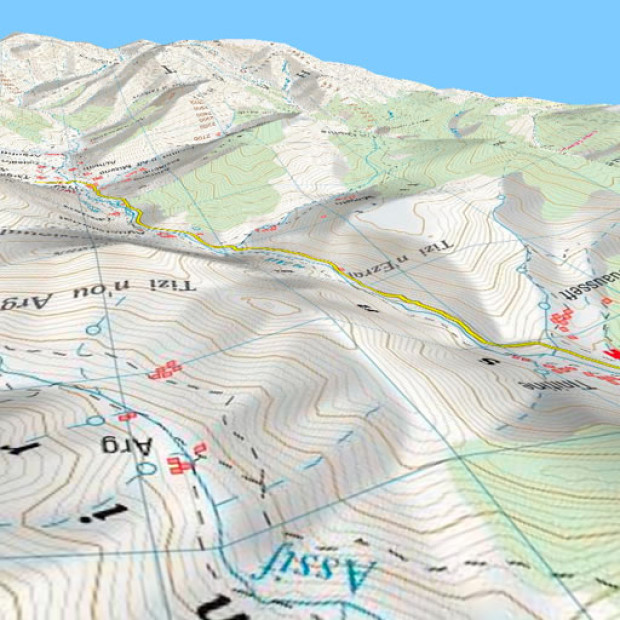 Morocco Toubkal 3d