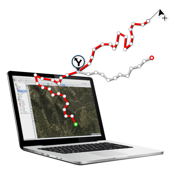 CompeGPS Land von TwoNav, die Software zur Vorbereitung und Analyse von Routen