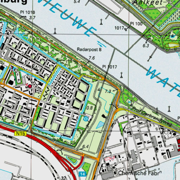 Netherland Topo 25k Rozenburg 1