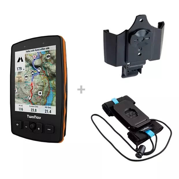 Aventura 2 Plus + Aventura GPS-Ersatzhalterung (mit QuickLock) + QuickLock-Rucksackhalterung