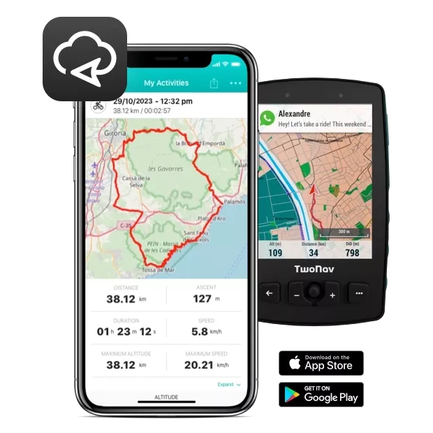 GPS Aventura 2 Plus Motor. Il GPS per gli sport motoristici. Compatibile con Auto, 4X4, Quad e Motore. GPS con schermo molto ampio. Pulsanti fisici e tattili