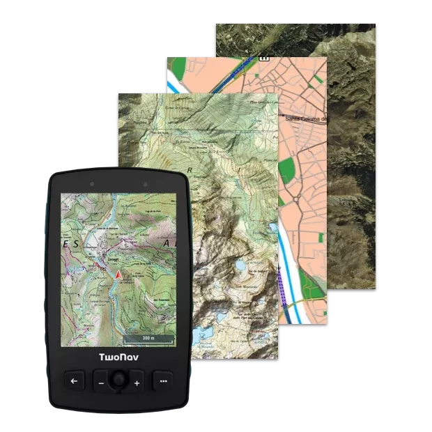 GPS Aventura 2 Plus Motor. Il GPS per gli sport motoristici. Compatibile con Auto, 4X4, Quad e Motore. GPS con schermo molto ampio. Pulsanti fisici e tattili