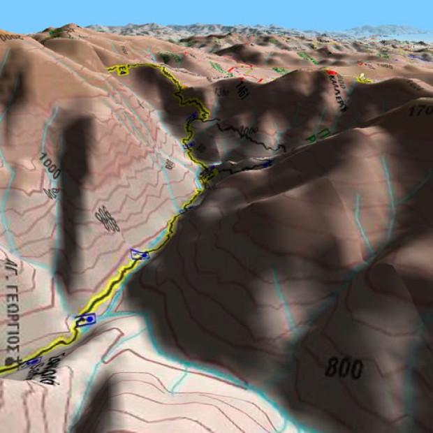 Greece Creta Topo 3d 1