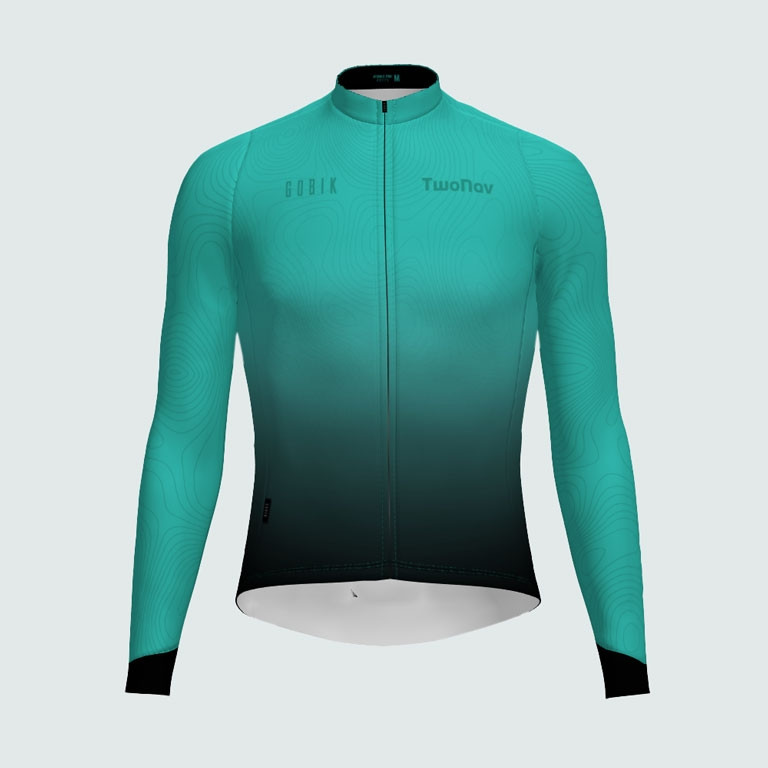 Maglia da Ciclismo da Uomo Freedom to discover - Manica lunga - Gobik