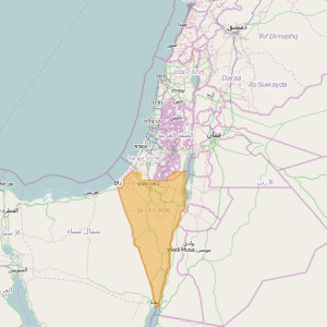 Israel Shvil Net Topo Zones South (english toponymy)