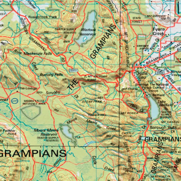 Australia Topo 250k Land