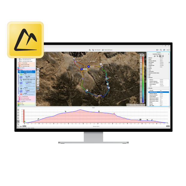 CompeGPS Land from TwoNav, the best software to prepare and analyze routes