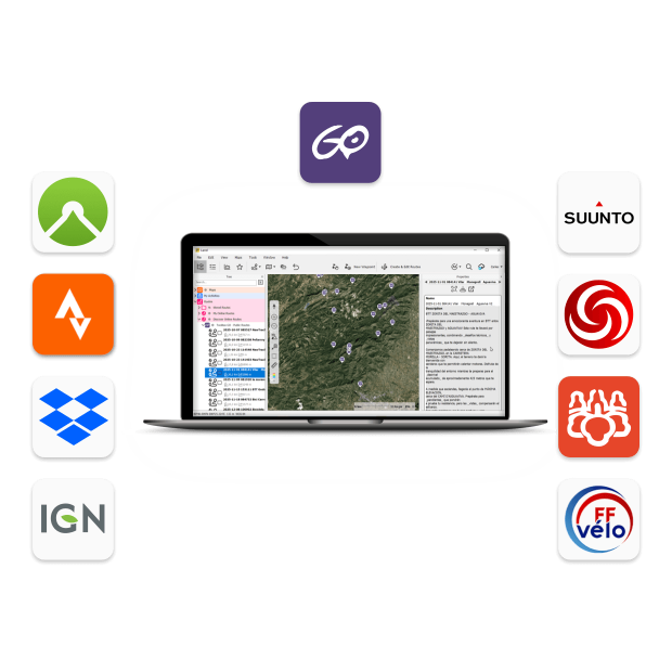 CompeGPS Land from TwoNav, the best software to prepare and analyze routes