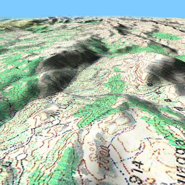 Morocco Topo 3d