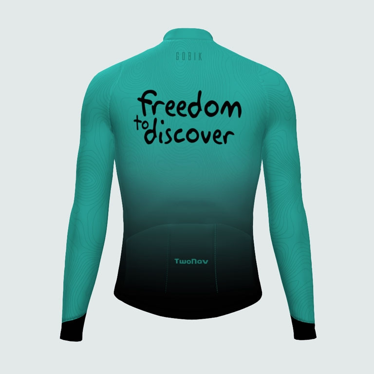 Cycling men's long shirt