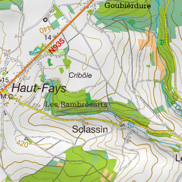 Belgium Topo Map