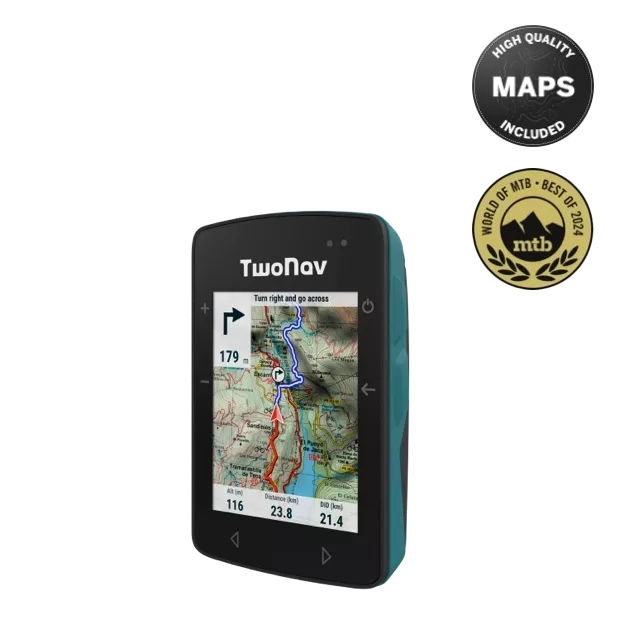 TwoNav GPS для пеших прогулок, езды на велосипеде, езды на велосипеде и  многих других видов спорта на открытом воздухе.